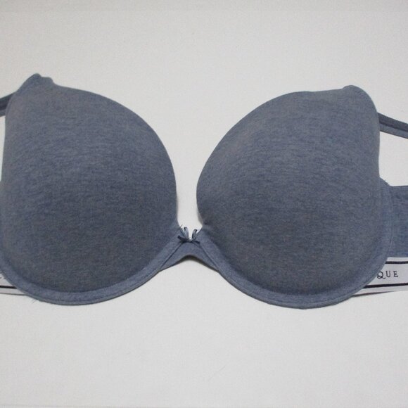 Cacique Boost Plunge 46D Seamless Underwire Bra #1096 - Picture 1 of 8